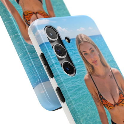 Tough Phone Case – Tropical Bikini Beach Photo Design