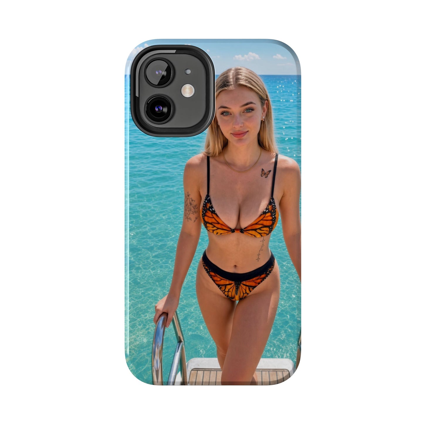 Tough Phone Case – Tropical Bikini Beach Photo Design