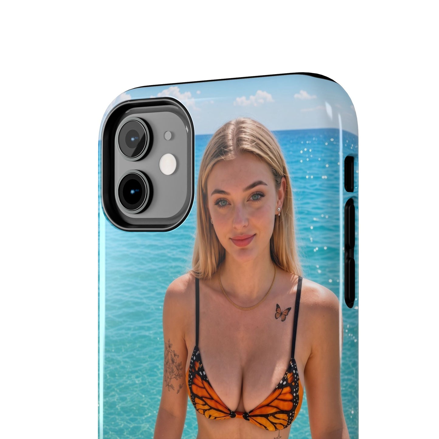 Tough Phone Case – Tropical Bikini Beach Photo Design
