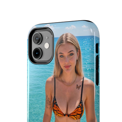 Tough Phone Case – Tropical Bikini Beach Photo Design