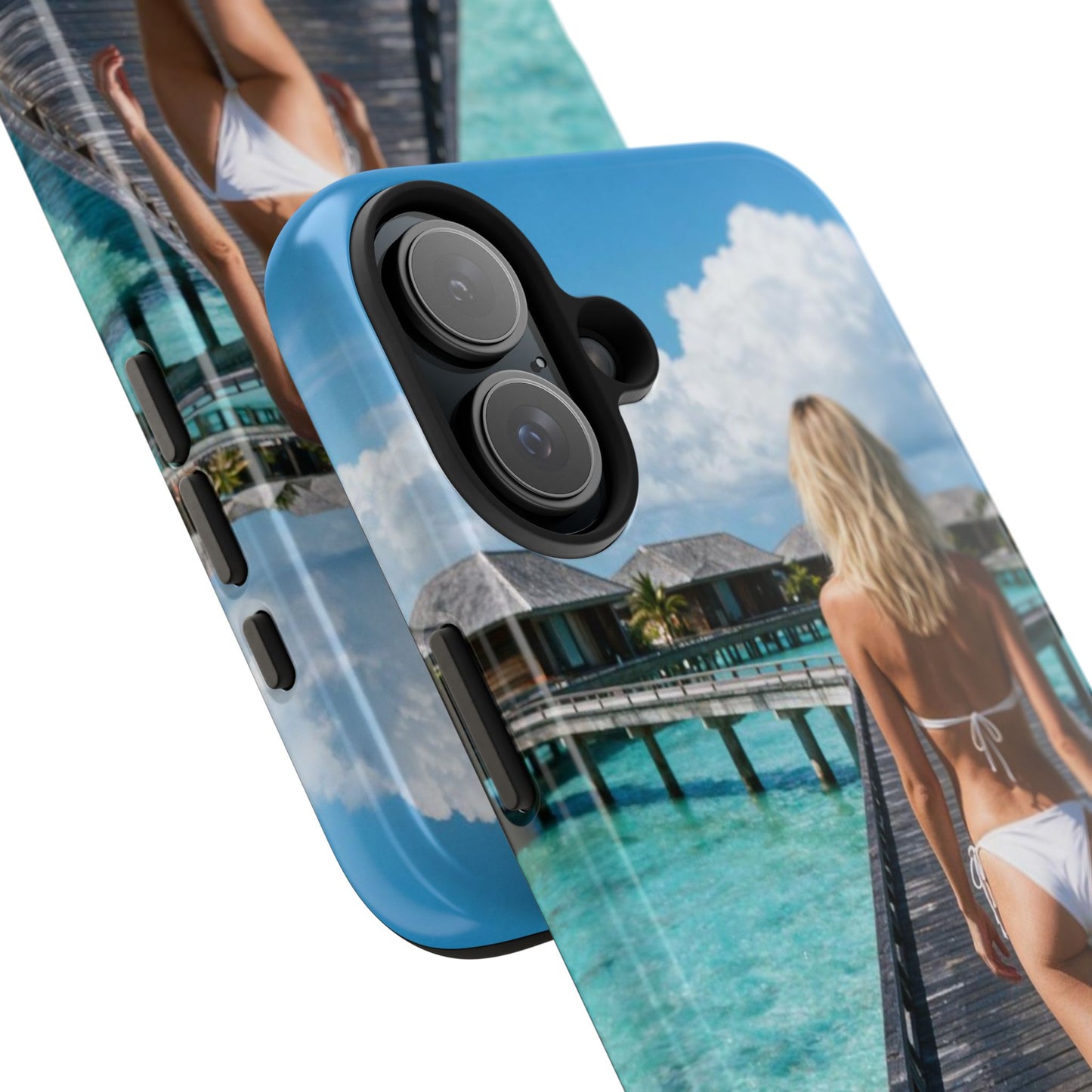 Tough Phone Case – Tropical Boardwalk Bikini Beach Photo