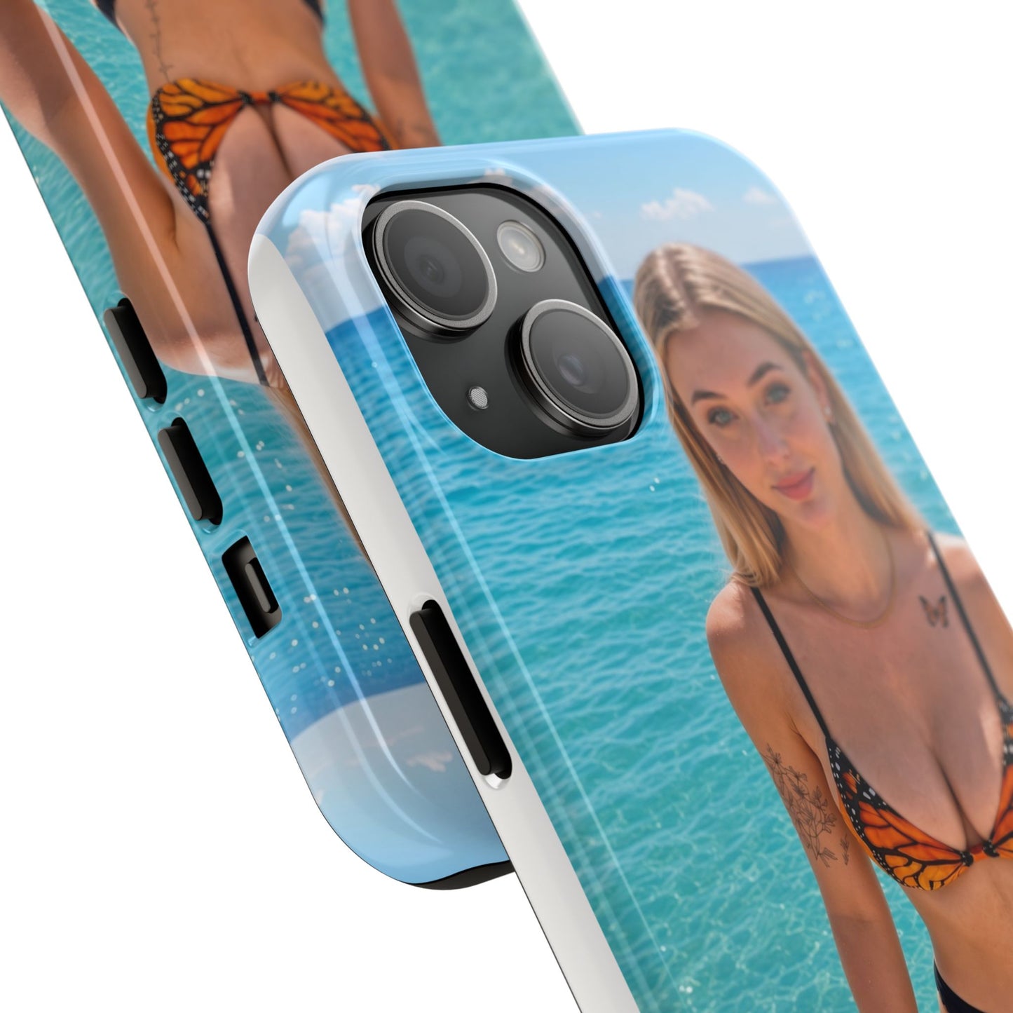 Tough Phone Case – Tropical Bikini Beach Photo Design
