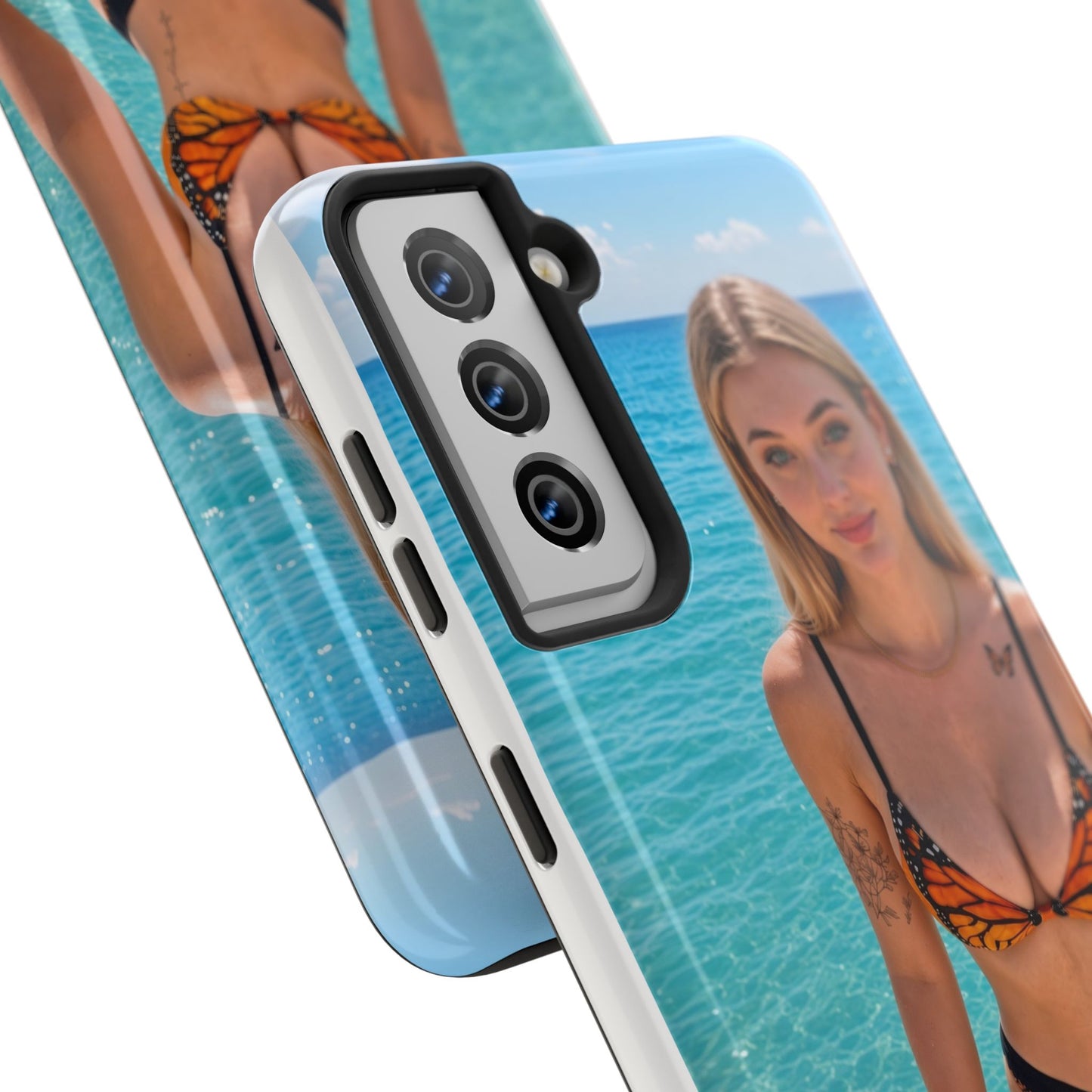 Tough Phone Case – Tropical Bikini Beach Photo Design