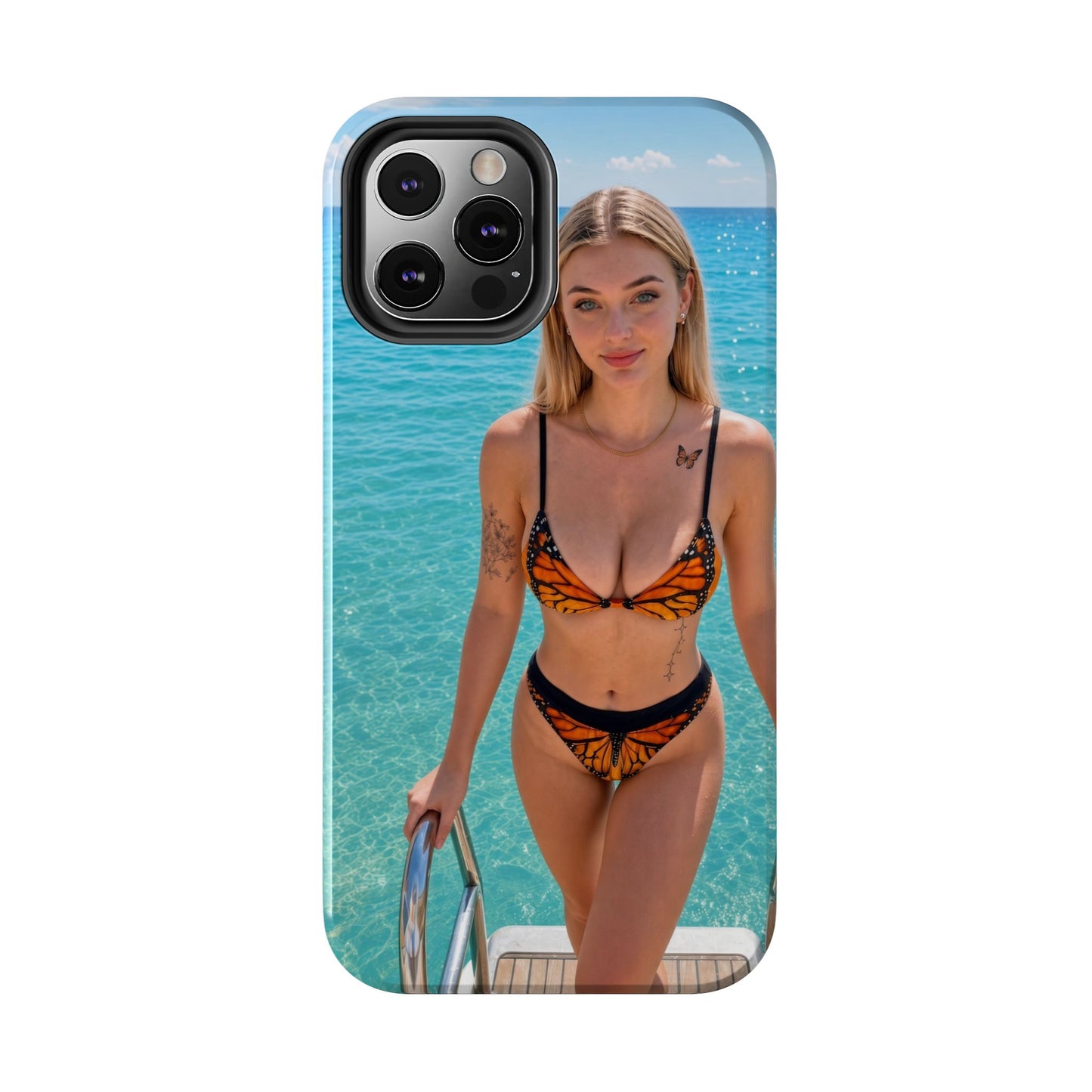 Tough Phone Case – Tropical Bikini Beach Photo Design