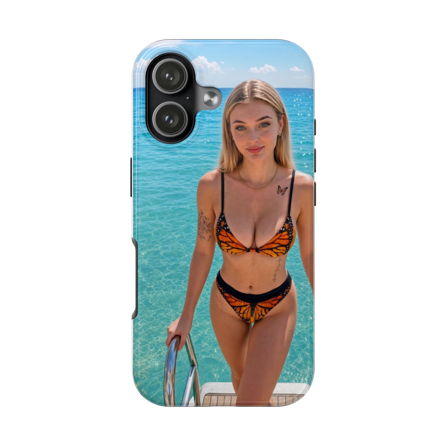 Tough Phone Case – Tropical Bikini Beach Photo Design
