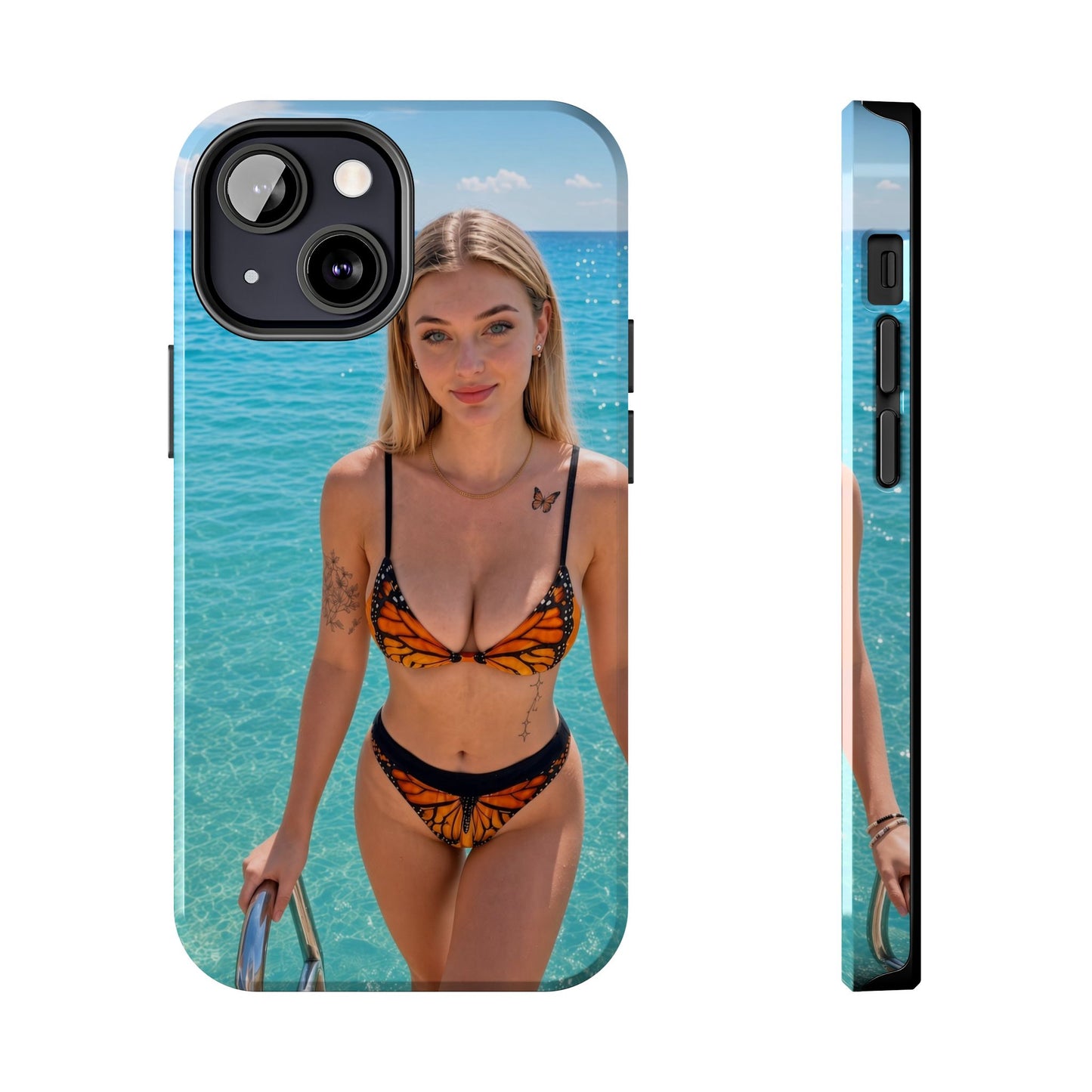 Tough Phone Case – Tropical Bikini Beach Photo Design
