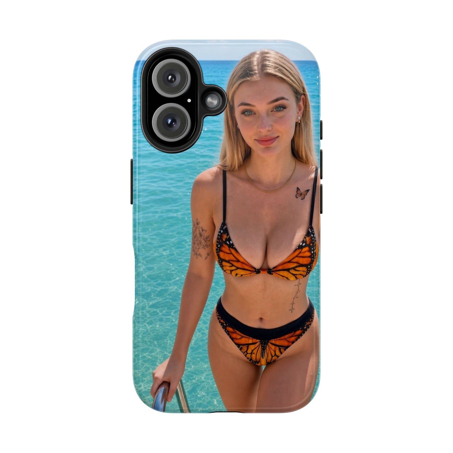 Tough Phone Case – Tropical Bikini Beach Photo Design