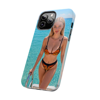 Tough Phone Case – Tropical Bikini Beach Photo Design