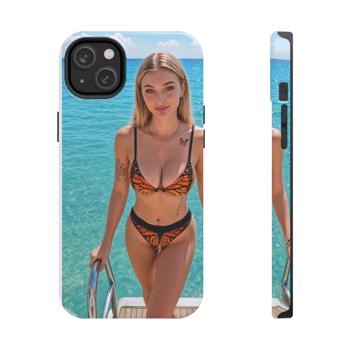 Tough Phone Case – Tropical Bikini Beach Photo Design