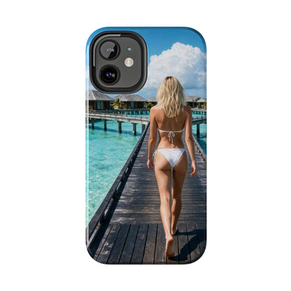 Tough Phone Case – Tropical Boardwalk Bikini Beach Photo