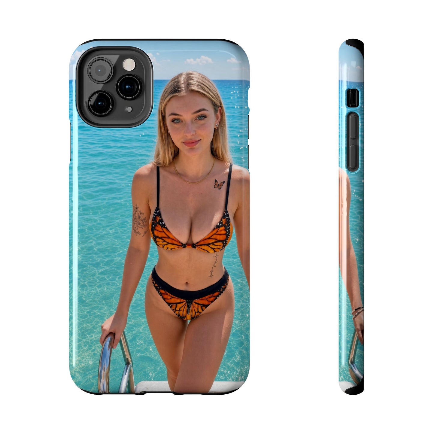 Tough Phone Case – Tropical Bikini Beach Photo Design