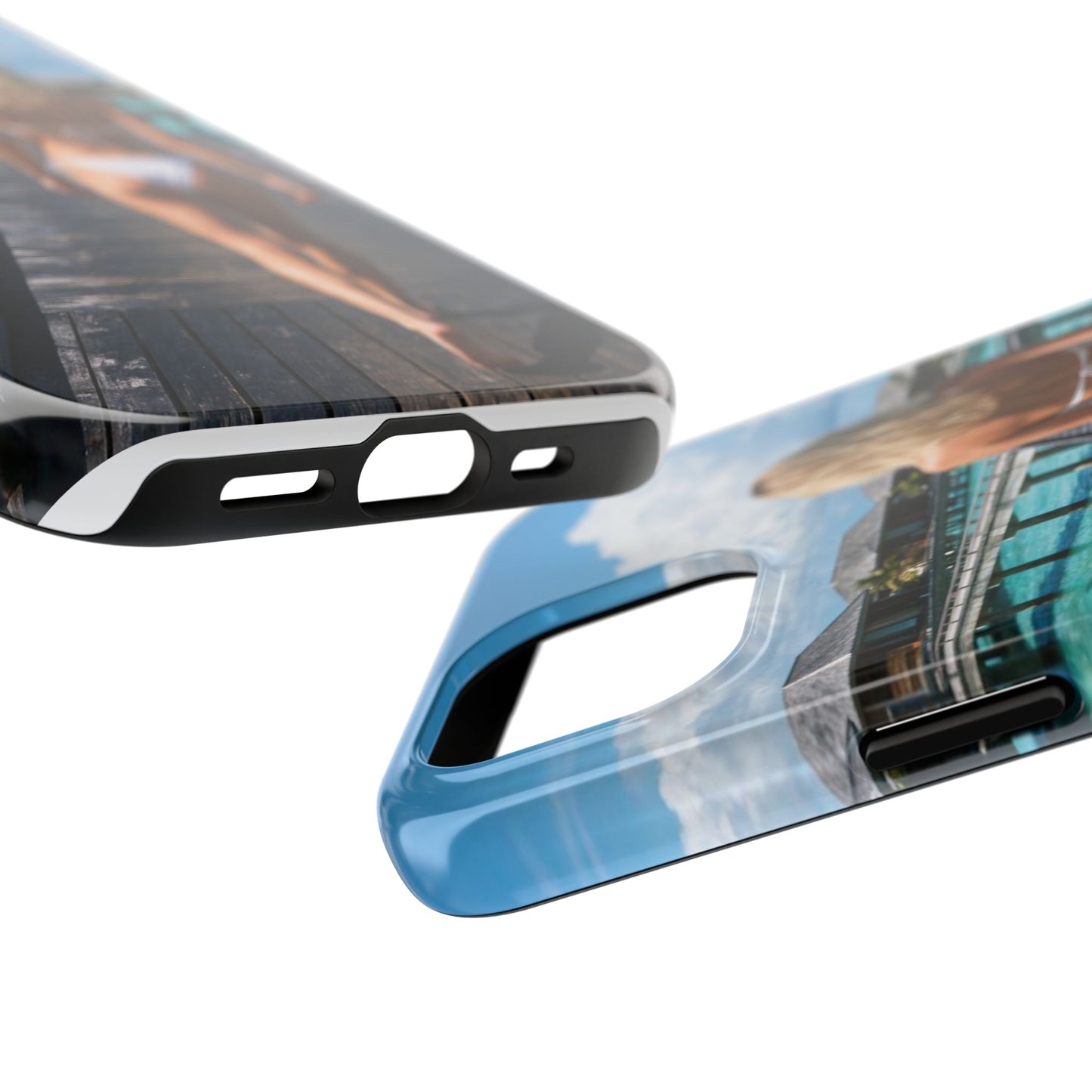 Tough Phone Case – Tropical Boardwalk Bikini Beach Photo