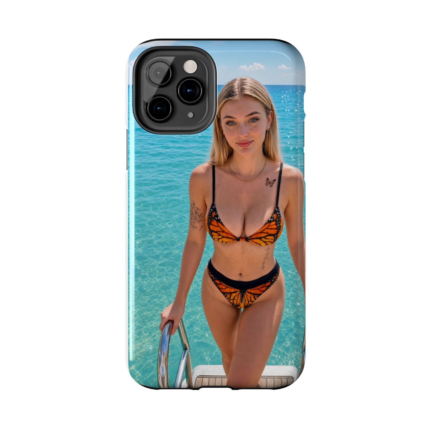 Tough Phone Case – Tropical Bikini Beach Photo Design