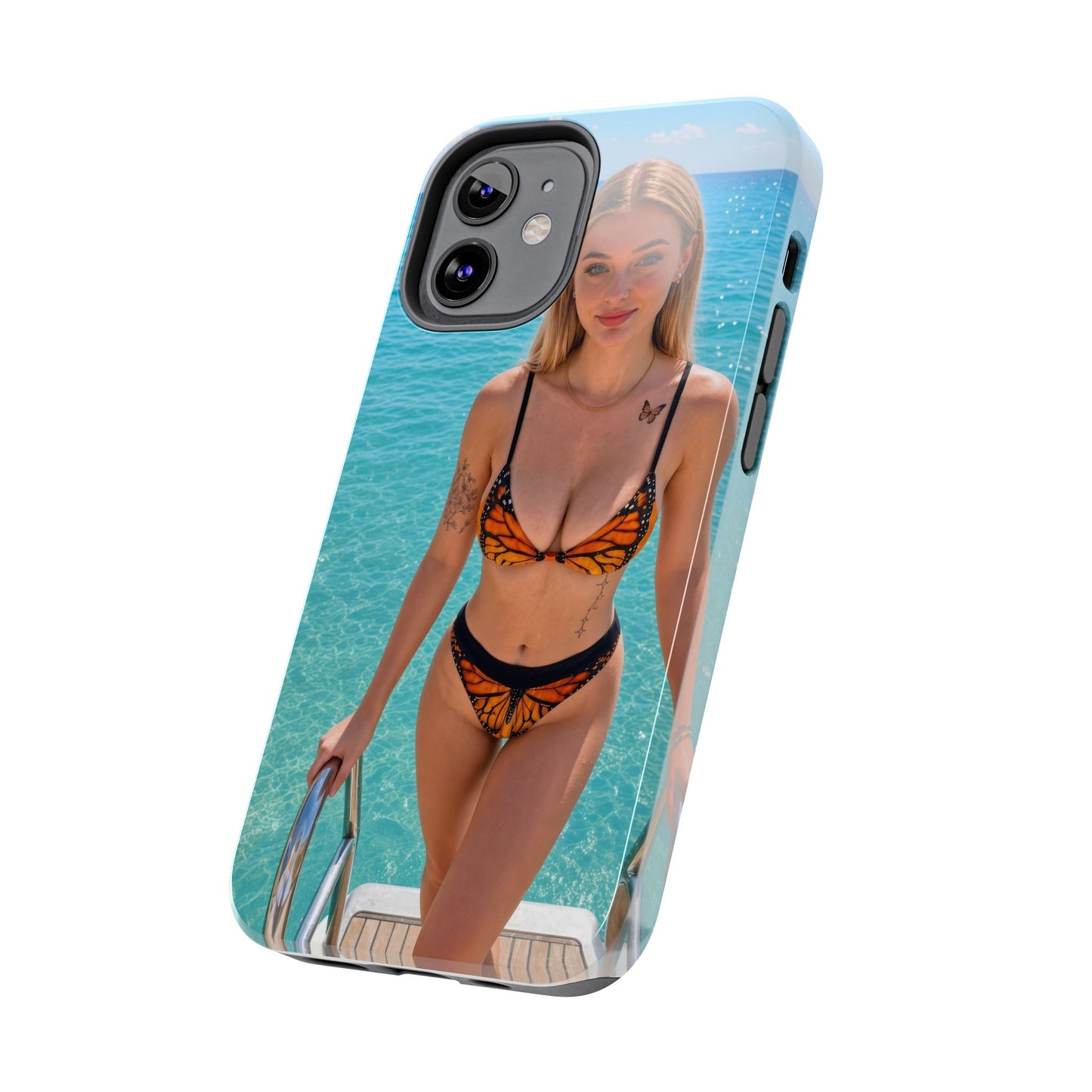Tough Phone Case – Tropical Bikini Beach Photo Design