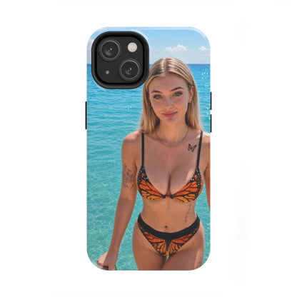 Tough Phone Case – Tropical Bikini Beach Photo Design