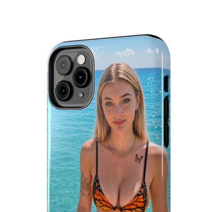 Tough Phone Case – Tropical Bikini Beach Photo Design