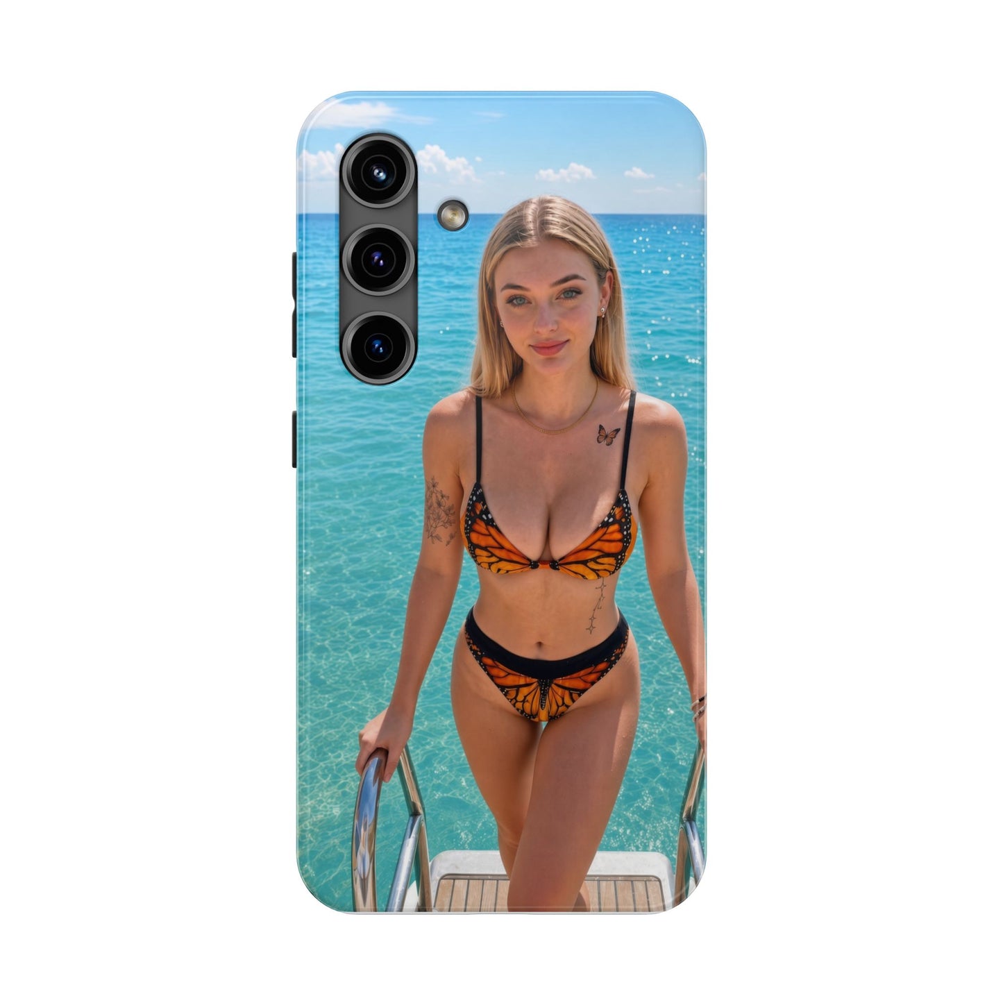 Tough Phone Case – Tropical Bikini Beach Photo Design