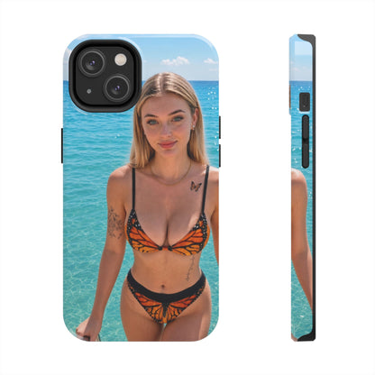 Tough Phone Case – Tropical Bikini Beach Photo Design