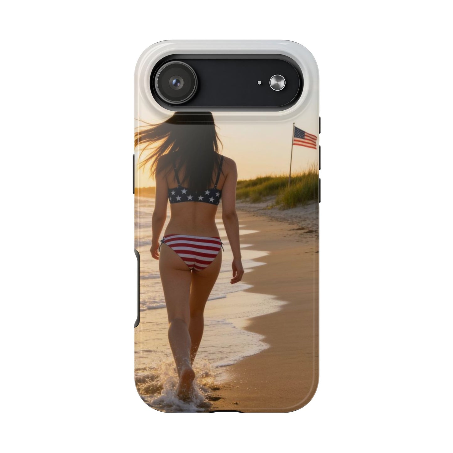 American Flag Bikini Girl