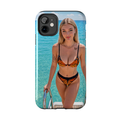 Tough Phone Case – Tropical Bikini Beach Photo Design