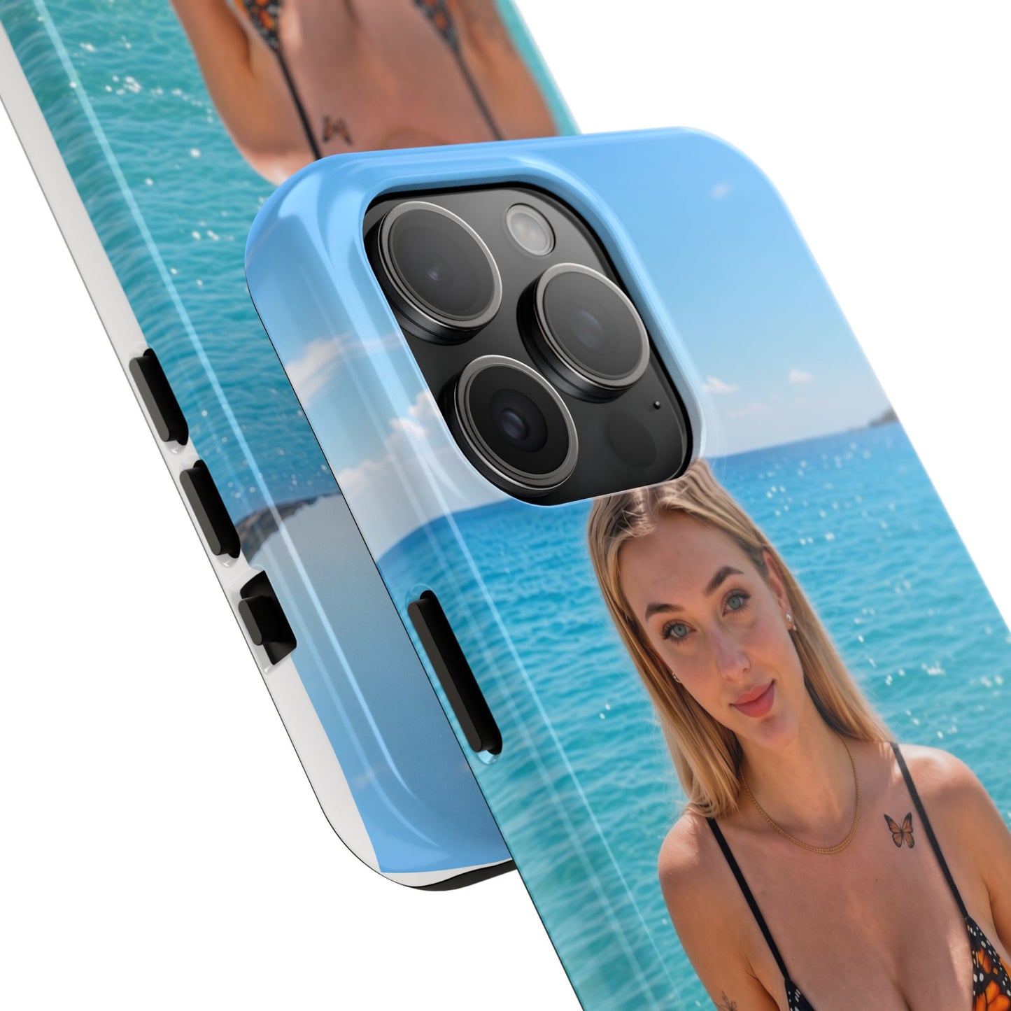 Tough Phone Case – Tropical Bikini Beach Photo Design