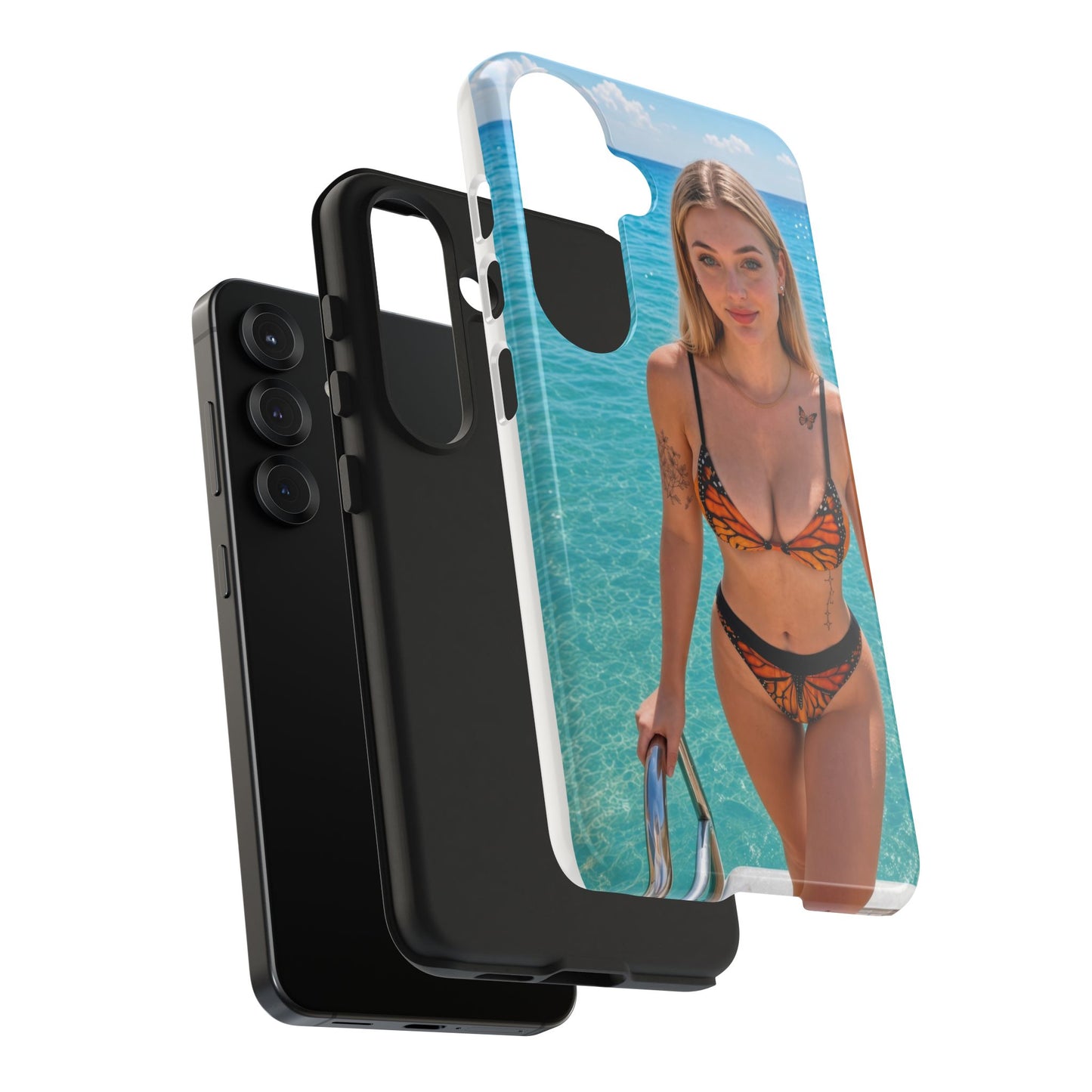 Tough Phone Case – Tropical Bikini Beach Photo Design