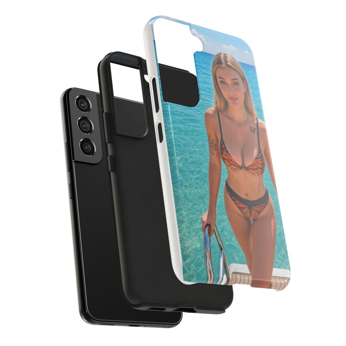 Tough Phone Case – Tropical Bikini Beach Photo Design