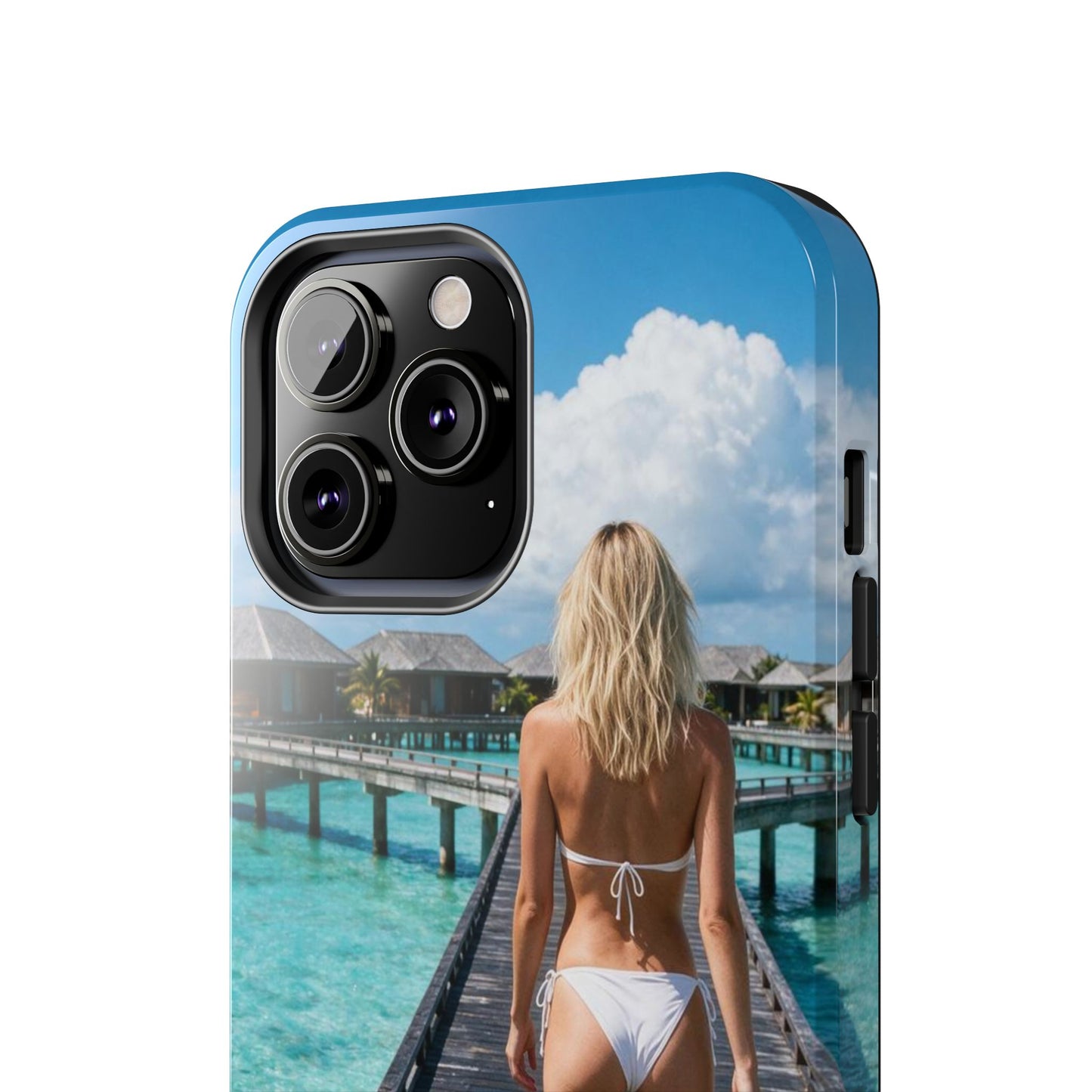 Tough Phone Case – Tropical Boardwalk Bikini Beach Photo