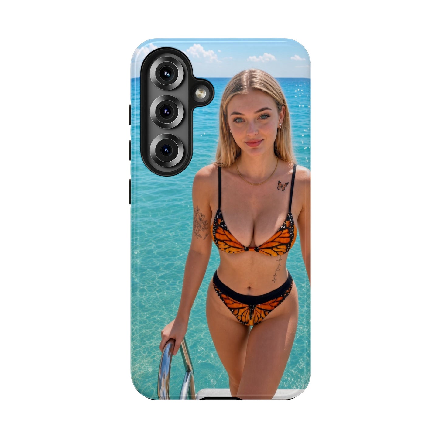 Tough Phone Case – Tropical Bikini Beach Photo Design