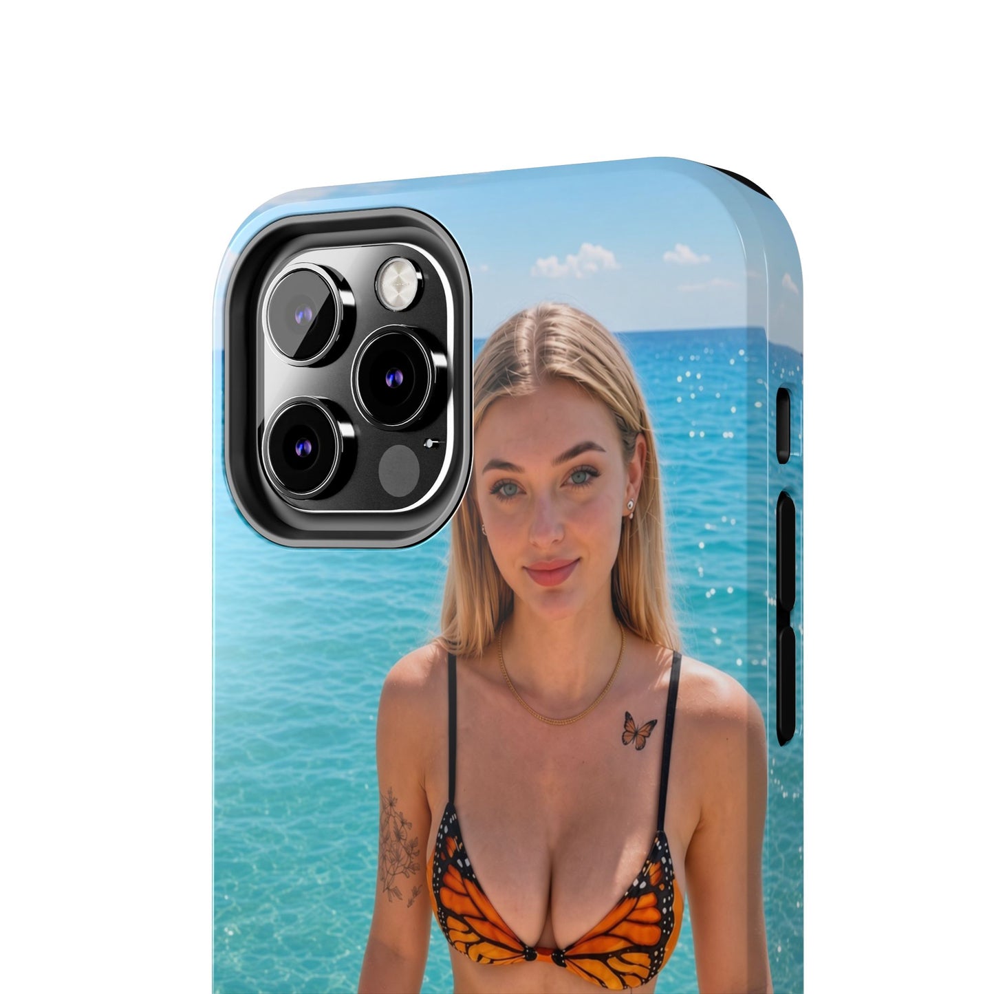 Tough Phone Case – Tropical Bikini Beach Photo Design