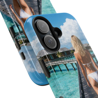 Tough Phone Case – Tropical Boardwalk Bikini Beach Photo