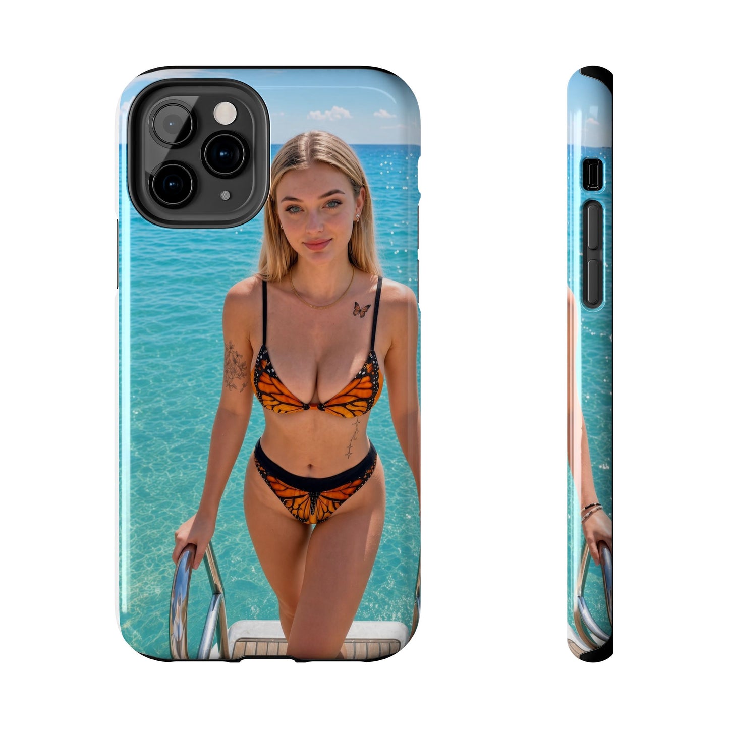 Tough Phone Case – Tropical Bikini Beach Photo Design