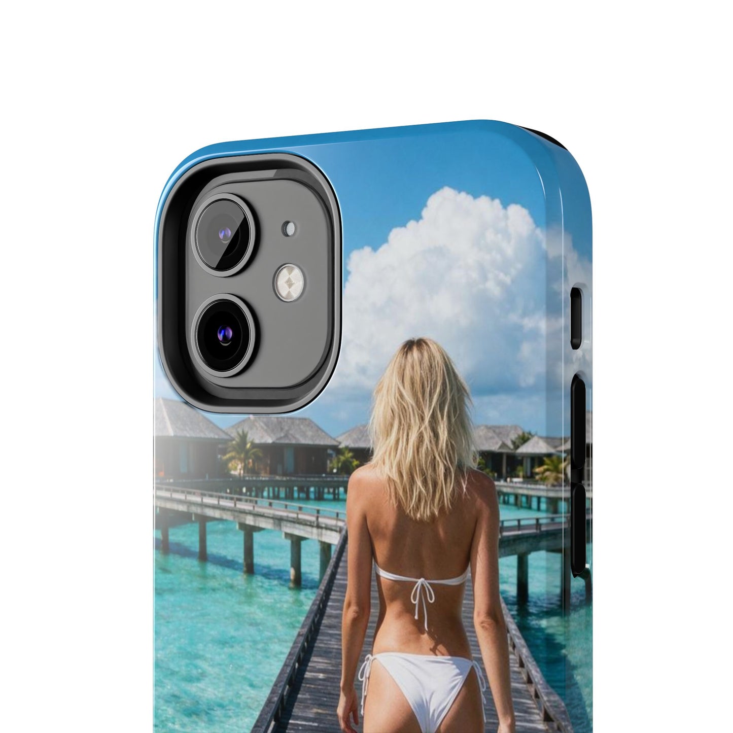 Tough Phone Case – Tropical Boardwalk Bikini Beach Photo