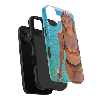 Tough Phone Case – Tropical Bikini Beach Photo Design