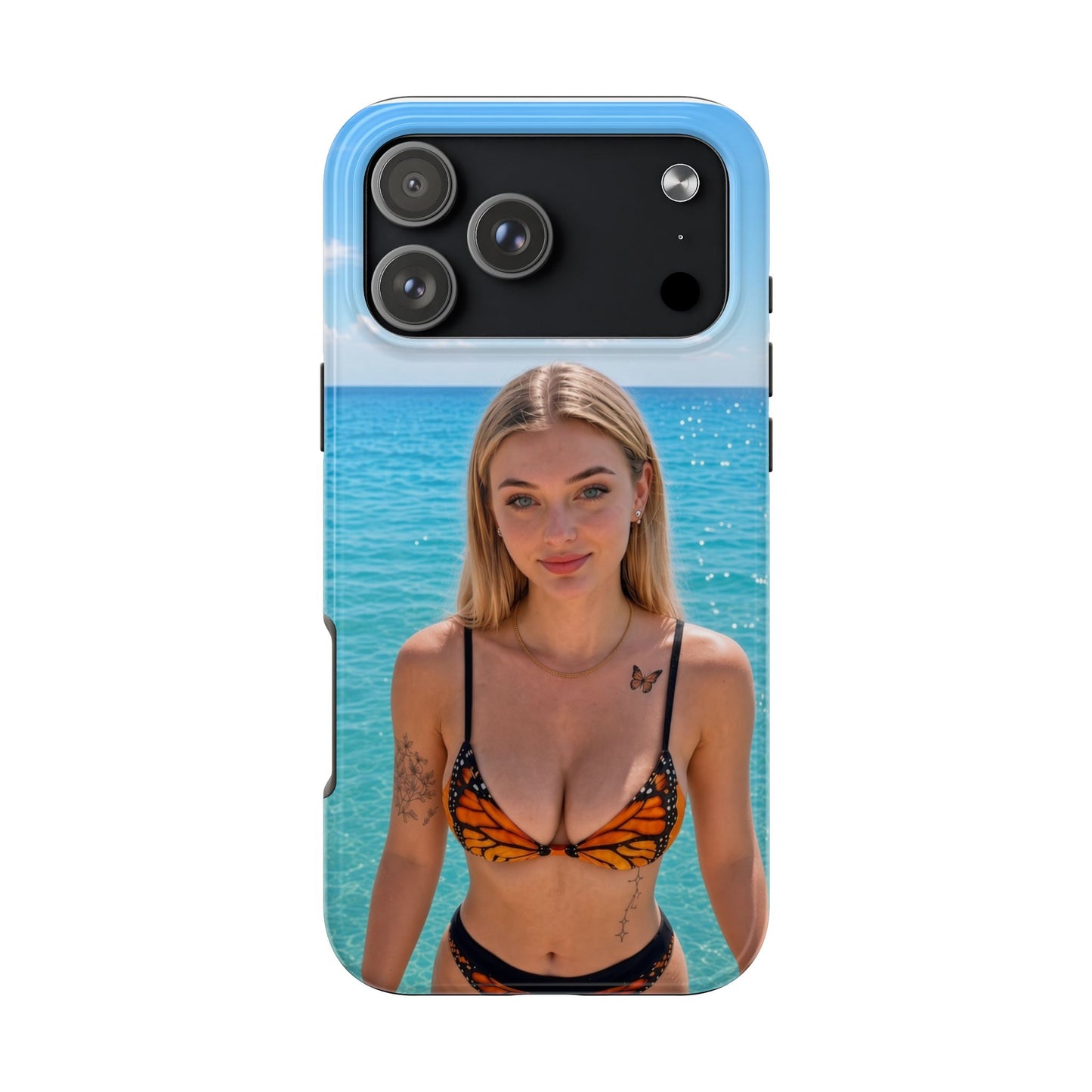 Tough Phone Case – Tropical Bikini Beach Photo Design