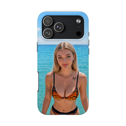 Tough Phone Case – Tropical Bikini Beach Photo Design