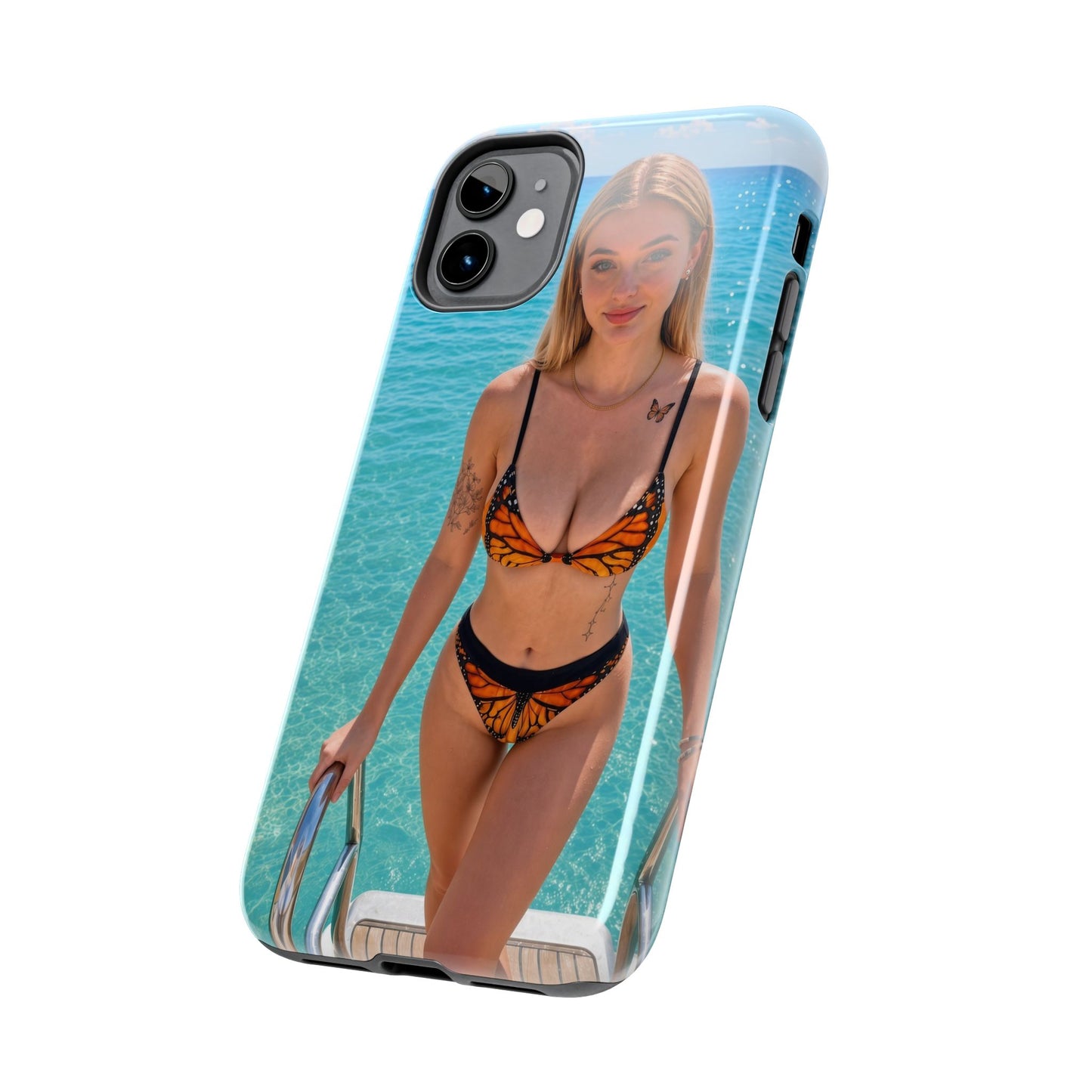 Tough Phone Case – Tropical Bikini Beach Photo Design