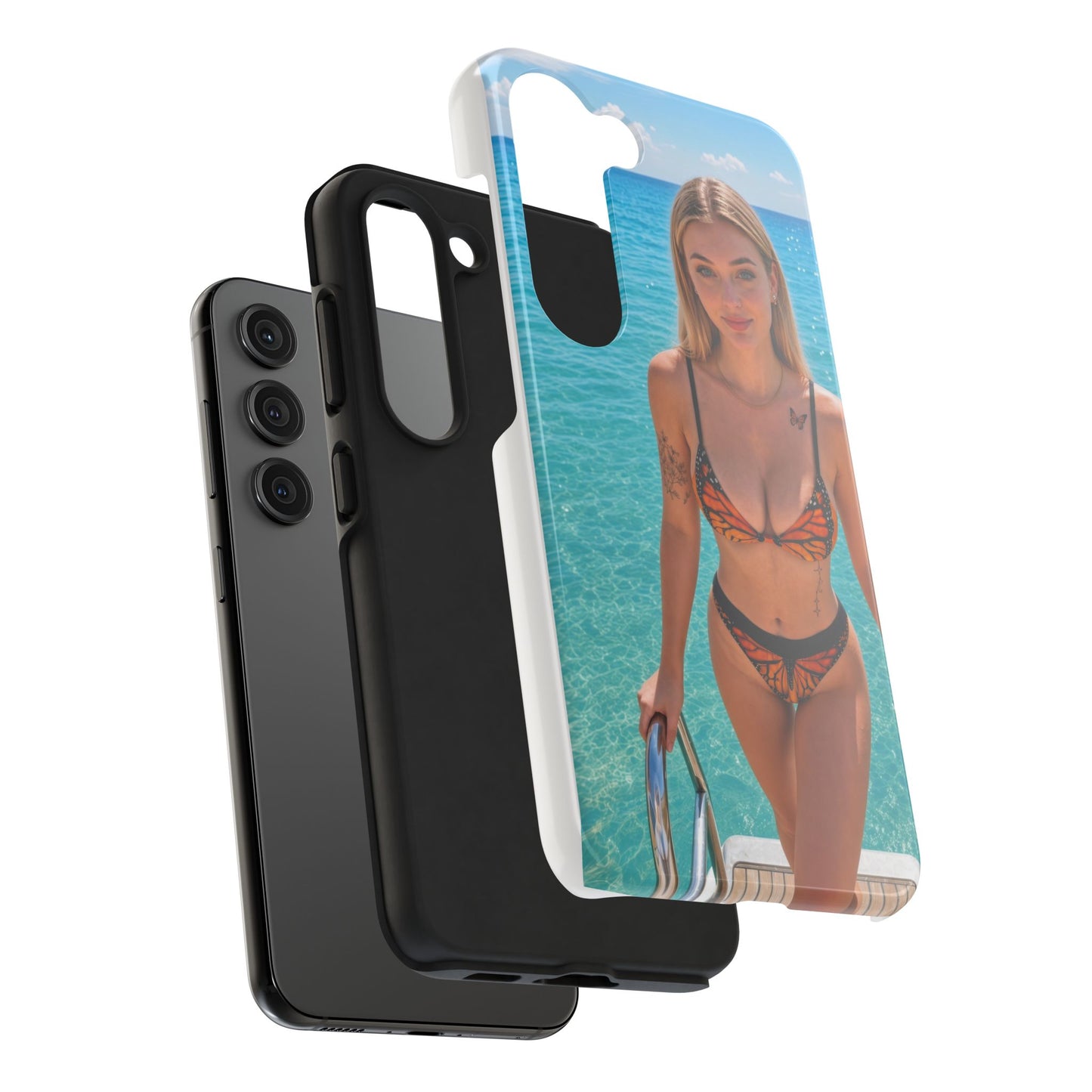 Tough Phone Case – Tropical Bikini Beach Photo Design