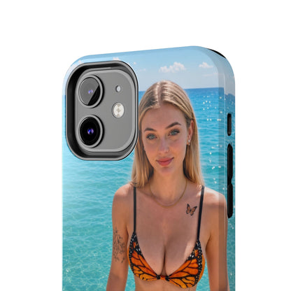Tough Phone Case – Tropical Bikini Beach Photo Design