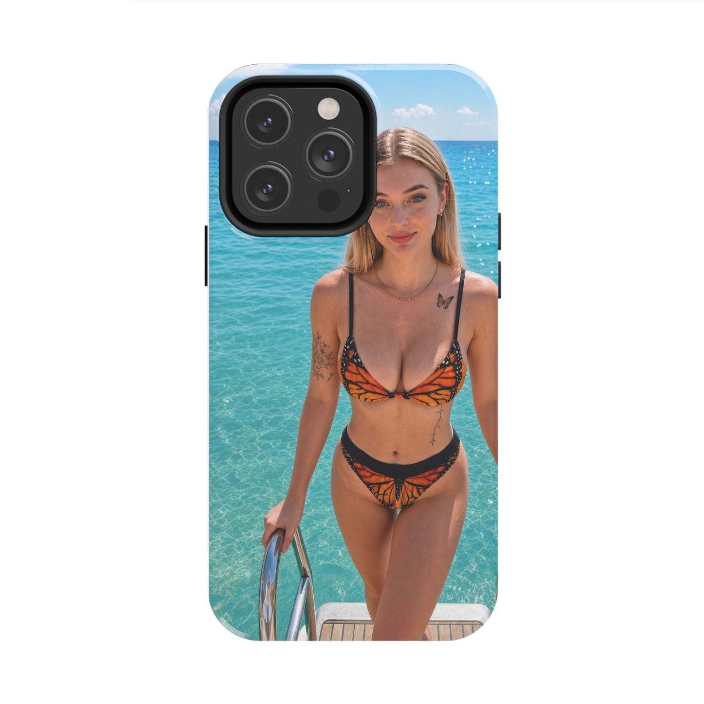 Tough Phone Case – Tropical Bikini Beach Photo Design