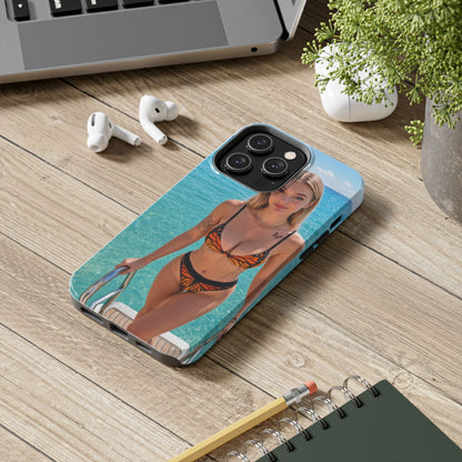 Tough Phone Case – Tropical Bikini Beach Photo Design