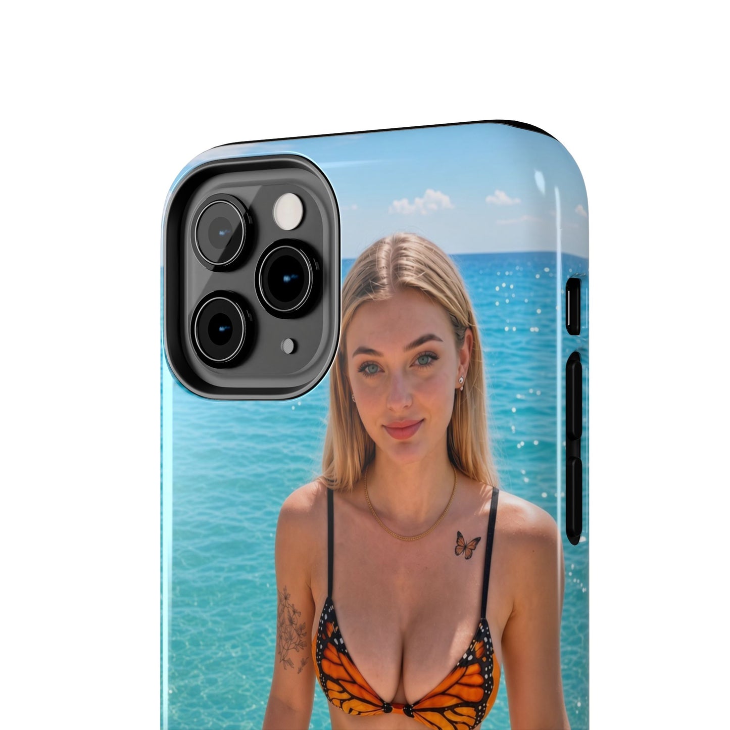 Tough Phone Case – Tropical Bikini Beach Photo Design