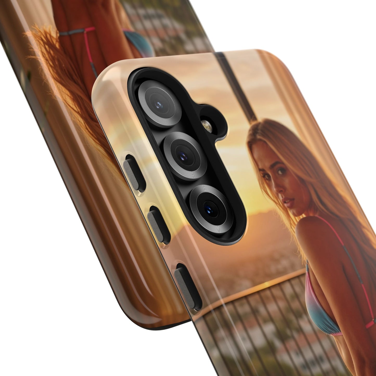 Bikini Beach Tough Phone Case — Balcony Palm Phone Cover
