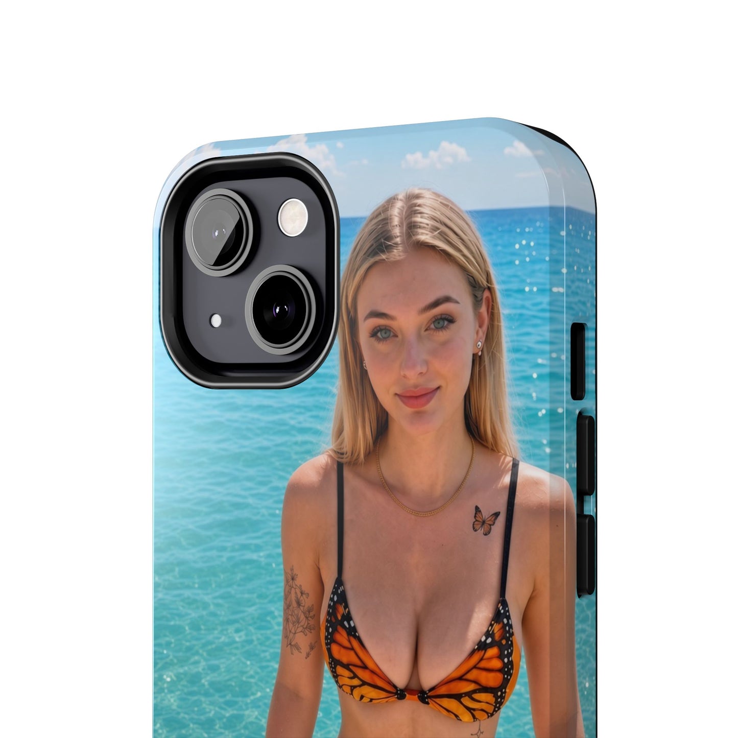 Tough Phone Case – Tropical Bikini Beach Photo Design