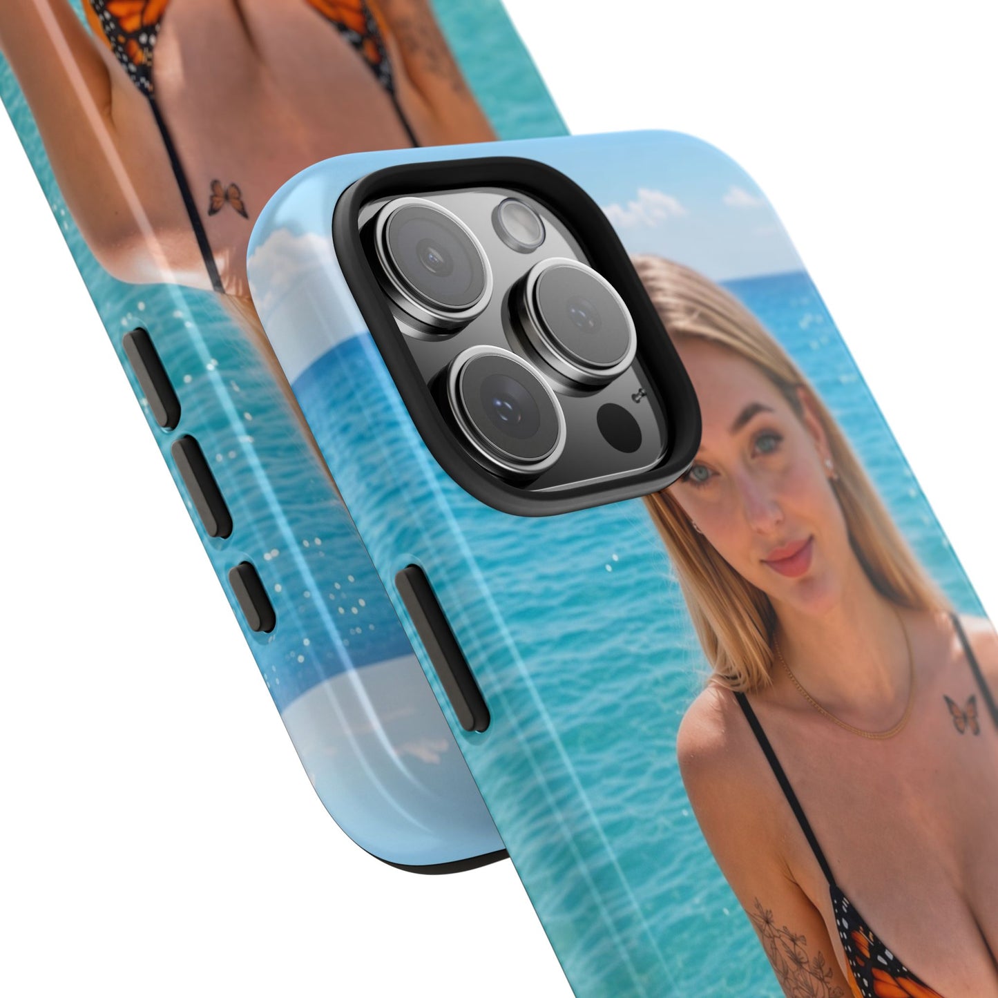 Tough Phone Case – Tropical Bikini Beach Photo Design