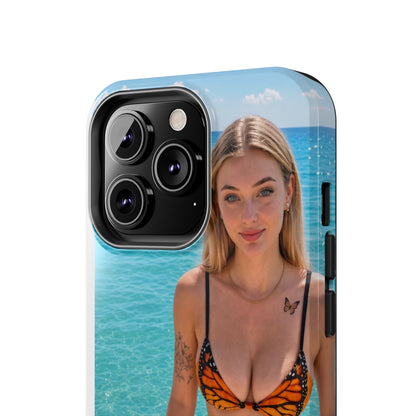 Tough Phone Case – Tropical Bikini Beach Photo Design