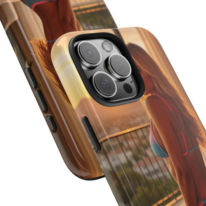 Bikini Beach Tough Phone Case — Balcony Palm Phone Cover