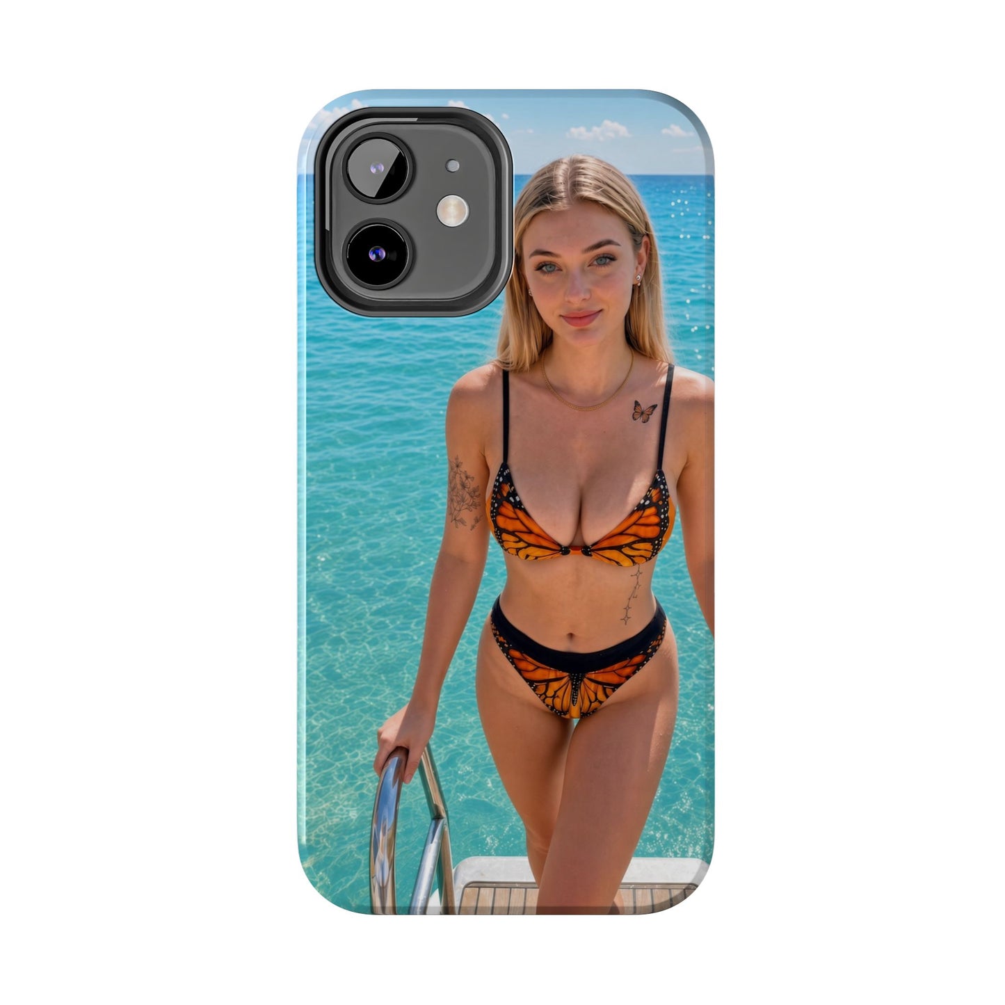 Tough Phone Case – Tropical Bikini Beach Photo Design