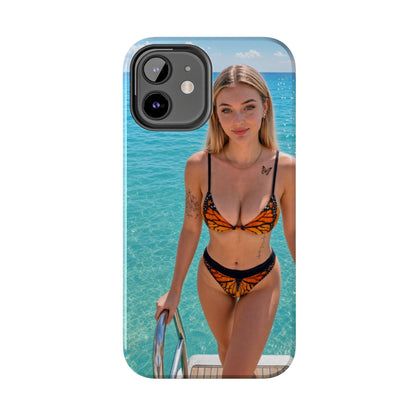 Tough Phone Case – Tropical Bikini Beach Photo Design