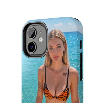 Tough Phone Case – Tropical Bikini Beach Photo Design